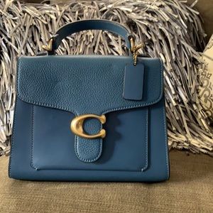 Coach blue handbag